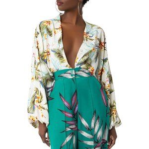 "Avril" Ivory Print Bodysuit